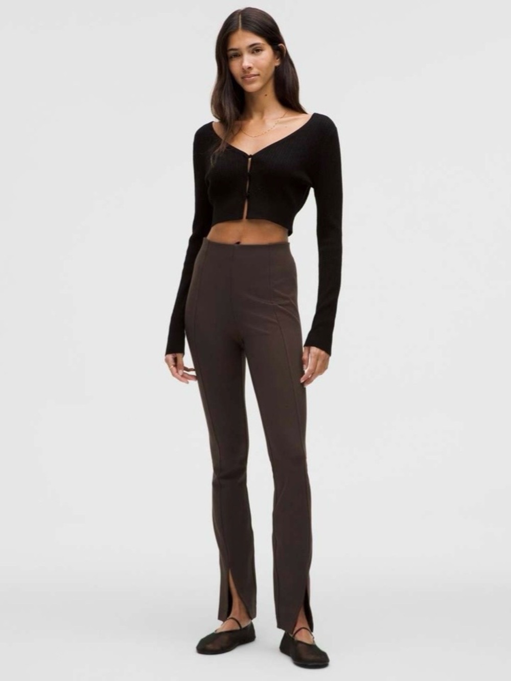 NWT Knit HR Pull-On Pant *Regular Espresso